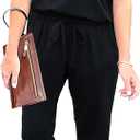 KAY SINN Summer Jumpsuit Rompers Off Shoulder for Women with Pockets Casual Elastic Waist (Large, 01-black)