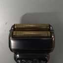 PongTHUMB Electric Razor for Men with Pop-Up Trimmer: Rechargeable Cordless Foil Shaver for Face - Wet/Dry/Anti-Slip Waterproof Shavers with LED Display - Metal Handheld Design Light Gray