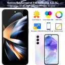 Incell Screen Replacement for Samsung Galaxy A55 5G SM-A556V SM-A556B LCD Display Screen SM-A556B/DS SM-A556E SM-A5560 Touch Screen Digitizer AssemblyRepair Kits (Black,No Fingerprint)