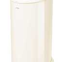 Ubbi Stainless Steel Diaper Pail, Odor Locking, No Special Bag Required, Award-Winning, Registry Must-Have, Cream