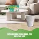 T.FORING 13 Gallon Tall Kitchen Trash Bags - 110 Count Clear Plastic Garbage Bags Unscented Trash Can Liners Strong Waste Basket Bags 49.2 Liter for Home and Office Bins