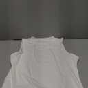 AUHEGN Tank Tops for Women Summer Sleeveless Racerback Casual Basic Ribbed Slim Fitted Shirts White Size 2XL