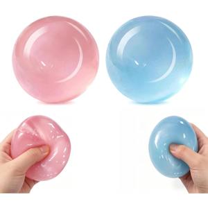 2 Pack Coconut Oil Stress Ball, Slow Rising Stress Relief Toy,Anxiety Stress Relief & Relaxatio,Great Gift for Birthdays & GatheringsPerfect for Stress Relief in Work, Study & Daily Life