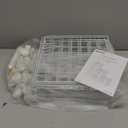 AWTATOS Wire Cube Storage Organizer, Closet Organizers and Storage, Metal 6 Cube Storage Shelves Bookshelf, Portable Closet Clothes Organizer for Bedroom, Home, Office, White