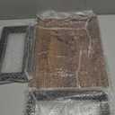 Wooden Step Stools with Anti Slip Pat for Adult, Heavy Duty Bedside Foot Stools with 400-LBS Capacity for High Beds, 7" Tall Bed Steps for Bedroom Kitchen Bathroom, Rustic Brown