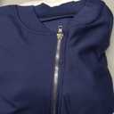 GeGekoko Womens Zip Up Sweatshirts Jackets Long Sleeve Casual Loose Outwear with Pockets, Large 