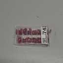 Glamnetic Press On Nails - Ruby Slipper | Deep Red Sparkly Short Almond Fake Nails with a Velvet Finish, Salon Quality | 15 Sizes - 30 Nail Kit with Glue