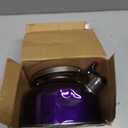 Food Grade Stainless Steel Teakettle is Best for Boiling Water, Brewing Tea, and Making Coffee (Purple)