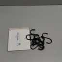 3 Inch Vinyl Coated S Hook,S Hooks for Hanging Plants ,10 Pack Non Slip Heavy Duty S Hooks ,Small Rubber Coated Steel Metal Black Closet S Hook for Hanging Jeans Plants Jewelry Pot Pan Cups Towels