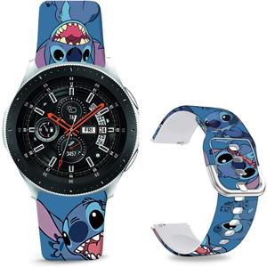 Cartoon Watch Bands Compatible with Samsung Galaxy Watch 46mm/ Galaxy Watch 3 45mm/Samsung Gear S3 Frontier/Classic Strap,Soft Silicone 22mm Replacement Wristband Sport Strap for Men Women.