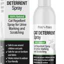 6 x Cat Deterrent Spray - 100% Natural Cat Repellent Spray for Urine Marking & Scratching - Eco Friendly, Safe to Use Around Children and Pets, Safe for Use on Furniture and Fabric, Works Indoor & Outdoor