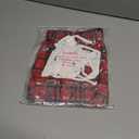 Avidlove Sexy Lingerie Set for Women Plaid Mini Skirt Outfit with Thong Set 4 Piece (Small, B-white)