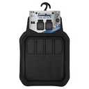 CAR PASS Heavy Duty Rubber Car Mats, Deep-Dish 2-Piece Car Floor Mats Front Only, All Weather Protection Universal Trim-to-Fit for SUVs Trucks Sedans, Waterproof Anti-Slip, Black