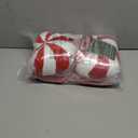 Christmas Decorations Plush Throw Pillows: Set of 4 Cute Teddy Fleece Red White Peppermint Candy Pillow, Soft Stuffed Lollipop Cushion Xmas Decor Indoor for Kid Home Sofa Bed Office Couch Living Room