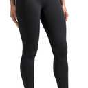 Colorfulkoala Dreamlux No Front Seam Leggings for Women 25" Inseam, High Waisted Buttery Soft 7/ 8 Yoga Pants (XL, Black)