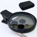 67mm Clip-on CPL Phone Camera Lens Filter, Polarized Camera Lens Filter CPL Filter for iPhone 16 15 Pro Max Plus 14 13 Pro Max Mini 12 11 X XS Galaxy