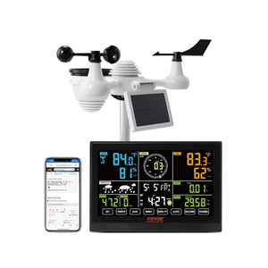 VEVOR YT60234 WiFi Weather Station 7-in-1, Weather Stations WiFi Indoor Outdoor, 7.5" Color Display for Weather Forecast, Temperature, Humidity, UV, Air Pressure, Wind Speed&Direction, Rain, Alarm VEVOR YT60234 WiFi Weather Station 7-in-1, Weather Stations WiFi Indoor Outdoor, 7.5" Color Display for Weather Forecast, Temperature, Humidity, UV, Air Pressure, Wind Speed&Direction, Rain, Alarm