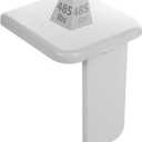 Dyna-Living Folding Shower Seat Wall Mounted 485 lbs Load-Bearing Fold Down Shower Seat for Inside Shower, ABS Material Folding Shower Bench Foldable Shower Chair for Shower Stall