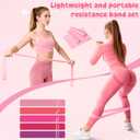 Pilates Equipment Kit for Home Workouts - 18pcs Set- 14'' Pilates Ring and Ball Set for Women, Pilates/Yoga Accessories Kit with Wrist Weights, Resistance Bands, Core Sliders, Yoga Strap