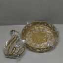 IGNPION 1pc Art Metal Plant Stand Plant Pot Display Holder Flower Potted Holder Rack for Indoor Outdoor,Gold 