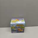 Prextex 2 Pack Cartoon Remote Control Cars for Toddlers - Police Car and Race Car with Steering Wheel Controllers and Lights - Different Frequencies So Both Can Race Together - Toddler Gift 18+ Months