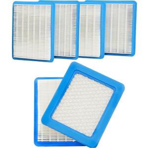 491588S Air Filter for Lawn Mower, 491588s 491588 Replacement Flat OEM Air Cleaner Cartridge Compatiable with Toro 20332, Craftsman 33644, 6 Packs