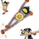 2 x Squeaky Dog Toys, Interactive Plush Duck Chew Toy for Pets - Safe & Durable,Slow Feeder Dog Bowl,Ideal for Puppies & Small to Medium Dogs