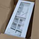 Vanity Desk with 29.53" HD Lighted Mirror, 47.24" Big Modern Vanity Desk with Mirror and Lights, Makeup Vanity with 5 Drawers and Storage Shelves and Charging Station, White1