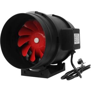 SunStream Inline Duct Fan 8 Inch 720 CFM Indoor Air Ventilation Exhaust Booster Vent Blower for Grow Tent