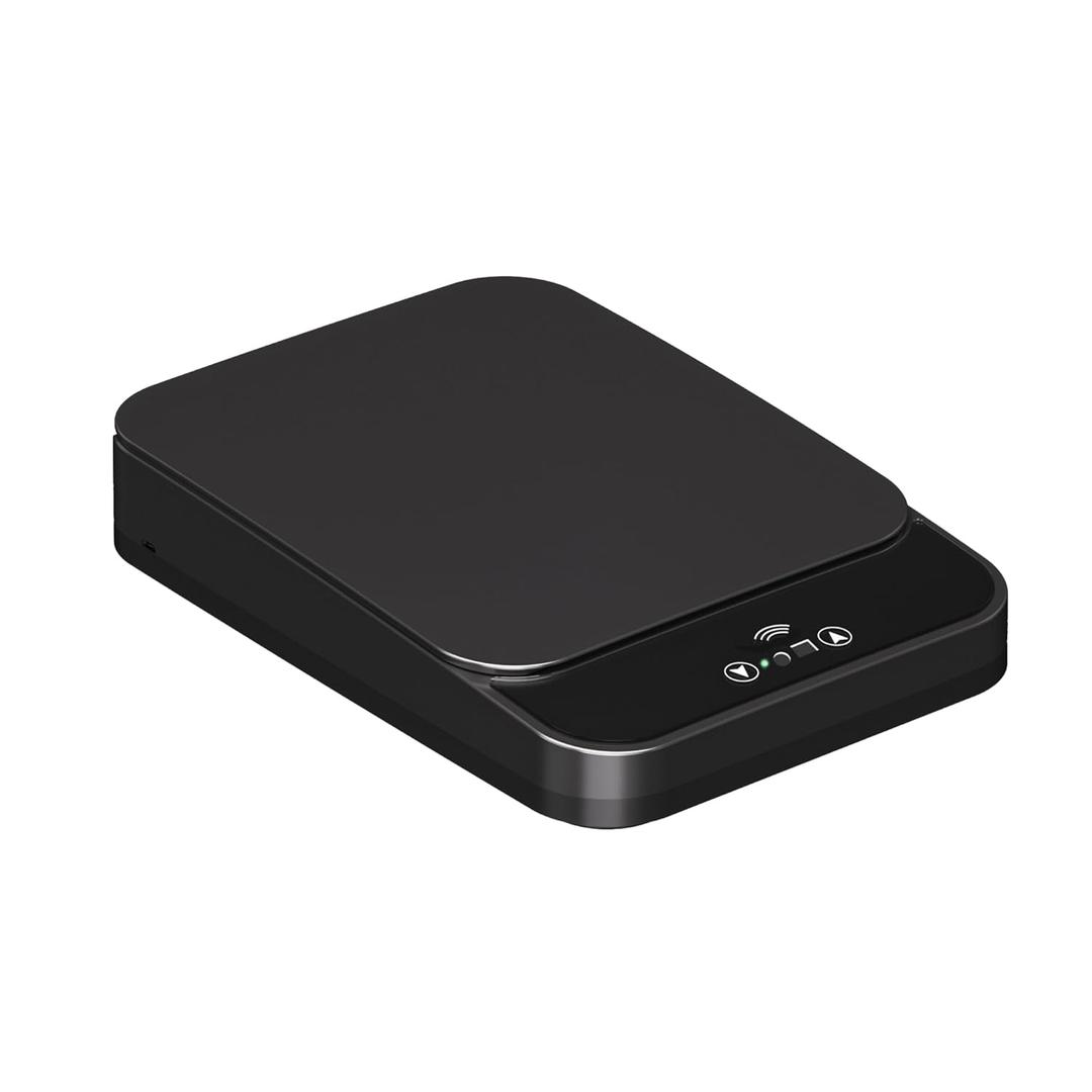 Replacement Can Lid Compatible with 2.2 x 2.6-Gallon Sensor Can Battery Powered Black