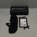 LC-dolida Bamboo Cotton Weighted Bluetooth Sleep Masks, 3D Weighted Sleep Masks with Bluetooth 5.4 Headphones, Total Blackout Bluetooth Sleep Mask for Women Men, Weight Eye Mask for Sleeping, Black