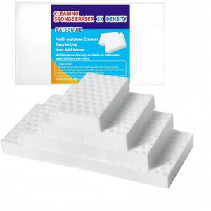 Magic Sponges Eraser,10 Pack Melamine Sponge in Bulk,2X Density,Long Lasting,Cleaning Sponge for Kitchen, Bathroom,Bathtub, Sink,Furniture, Wall Cleaner (White,3.93x2.36x0.79in)