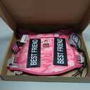 Beebiepet Heavy Duty Tactical Dog Harness for Large Dogs, No Pull Adjustable Pet Harness Reflective Service Training Easy Control Pet Vest Military K9 Working Dog Harnesses- Large, Pink Camo