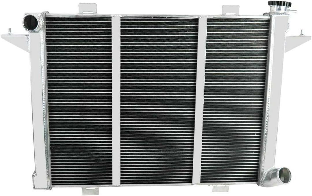ALLOYWORKS 3 Row Full Aluminum Radiator For 1991 1992 1993 Dodge D&W D250 D350 W250 W350 5.9L Cummins PRO