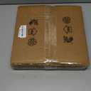 Industrial Semi Flush Mount Ceiling Light Fixture 3-Light Matte Black and Gold Chandelier E26 Farmhouse Ceiling Lamp for Entryway Hallway Bedroom Passway Balcony