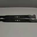 2105200317A Mower Blade 21", with Oval Center Hole, Compatible with Murray Daye HyperTough Mower, Fit for MNA152701 MNA152901 MNA152903, Replace 2105200317 84005221, 2 Pack