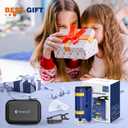 2 x 100x-250x Pocket Microscope for Kids Adults, Protable Handheld Miniscope, Mini Microscope Kit for Kids Adults Home School Lab Biology Science Education, Blue