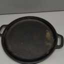 12" Nonstick Comals Para Tortillas -Cast Iron Griddle Pan, Dishwasher Safe Round Skillet with Handles for Stove Top, Oven, Grill & Camping Versatile Flat Top for Pancakes&Meats
