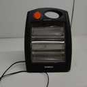 Infrared Heater Space Hetaer for Indoor Use Home Office Bedroom Radiant Heater with 2 Heat Settings, Quiet and Light without Fan, Warm up Immediately, Overheat & Tip-Over Protection,500W