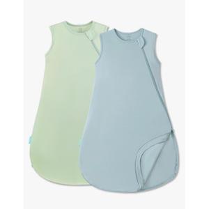 PurComfy Supersoft Sleep Sack 0.5 TOG, Premium Bamboo Viscose Sleeping Bag Thin Baby Wearable Blanket 2-Way Zipper Sleep Sack