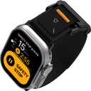 Aulumu A11 Mag Buckle Slim Band Designed for Apple Watch Band | for Apple Watch Ultra 2/Apple Watch Ultra 49mm, Series 10/9/8/SE2/7/6/SE/5/4 46mm/45mm/44mm | Stainless Steel Magnetic Clasp Band (Cool Black)