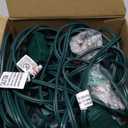 C7 Vintage Christmas Lights Outdoor Multicolor Christmas Tree Lights, 25FT Colorful Christmas Lights for Home Yard Indoor Outdoor Christmas Decorations, 27Pcs E12 Bulbs (2 Spare Bulbs)