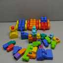 MEGA BLOKS First Builders Toddler Building Blocks Toy Set, ABC Musical Train with 50 Pieces, Music and Sounds, Ages 1+ Years