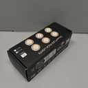 Onumii LED Puck Lights Battery Operated LED Under Cabinet Lighting Wireless Stick on Tap Lights with Remote Controll Color Changing Timer Function for Cabinets, Shelves, Closets  6Pack White