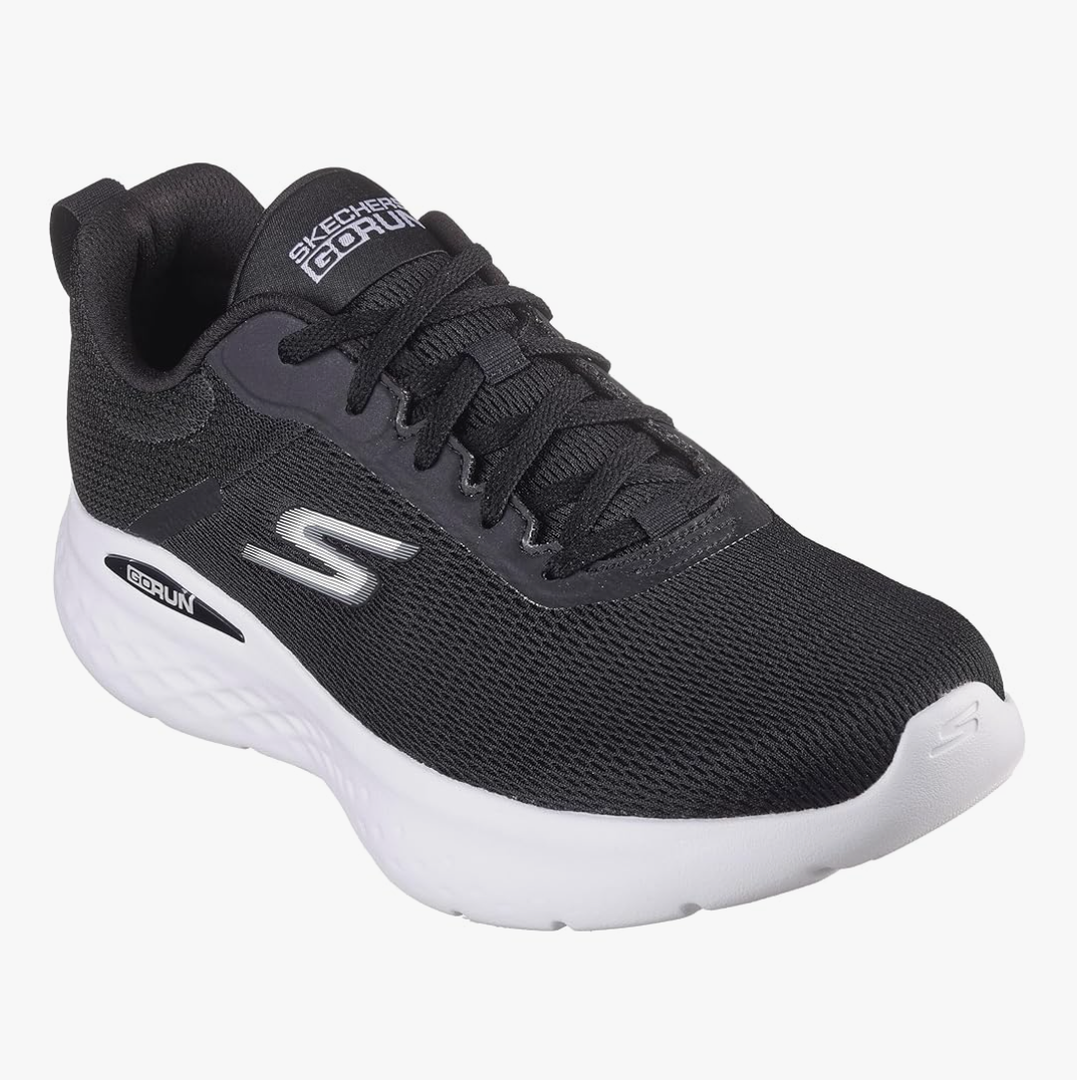 Skechers Women's GO Run LITE-Quick Stride Sneaker, Navy/Lavender, 11