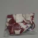 Mr. Pen- Knitted Christmas Tree Skirt 24 inches, Red & White, Small Christmas Skirts for Xmas Trees