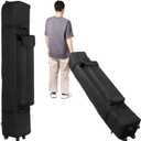 900D 10x10 Pop up Canopy Tent Roller Bag with Handle, Heavy Duty 10x10 Canopy Bag with Wheels, Universal Wheeled Canopy Tent Storage Bag Replacement, Waterproof and Wear-Resistant