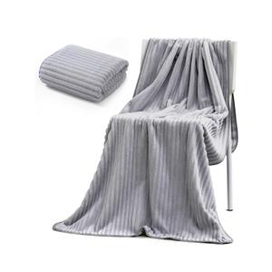 Bath Towel-28X56 inch, Durable Coral Velvet high Absorbent Towel，Suitable for Bathroom, Shower, Sports, Yoga Towels,linght Grey, Pack 2