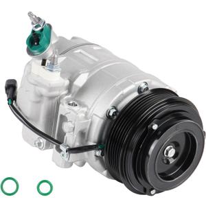 Air Conditioning Compressor & A/C Clutch for Ford Explorer 2011-2015 3.5L(Naturally Aspirated Only, Not Fit for turbocharged), Police Interceptor Utility 2013-2015 3.7L