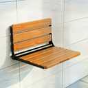 18 inch Folding Shower Seat Wall Mounted Stainless Steel, Extend Thoughtful Care to Your Family